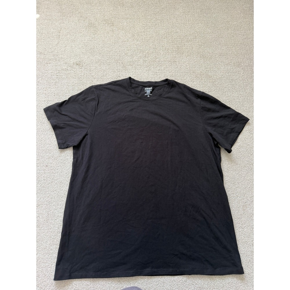 Bombas Minimalist T-Shirt Size XL/XXL Black Cotton Blend Crew Neck